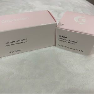 BNIB glossier G7 skin tint + stretch concealer duo